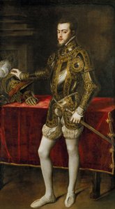 Ritratto di Filippo II di Spagna da Tiziano Vecelli